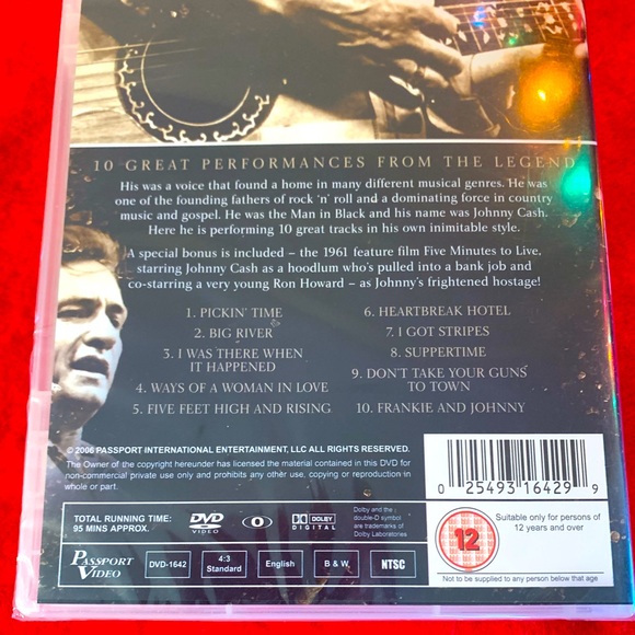 Johnny Cash, DVD, in the Shrink Wrap. - Picture 3 of 3